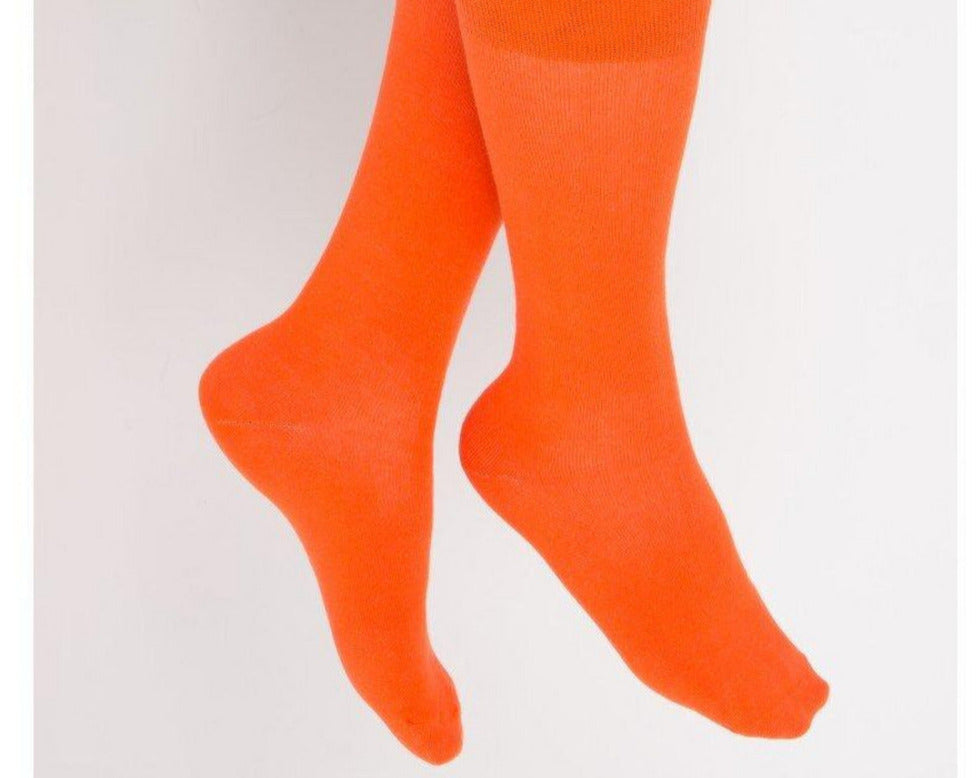 Chaussette Fil d'Écosse - Orange