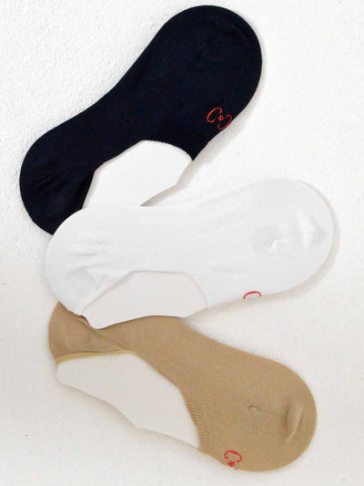 Chaussette Invisible coton sans couture avec silicone
